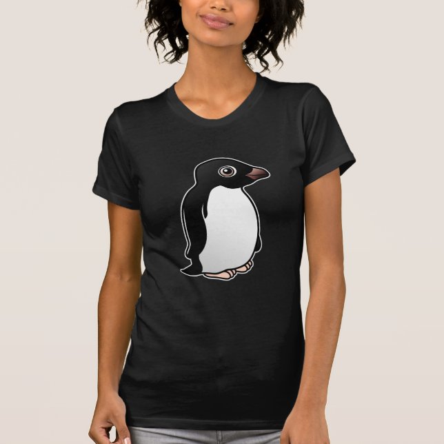 Camiseta Pinguim bonito de Adelie (Frente)