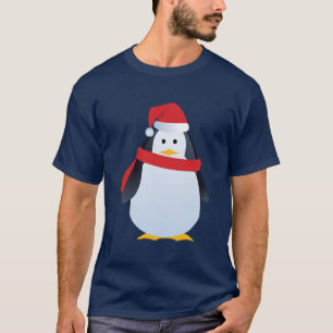 Camiseta Pinguim bonito do inverno