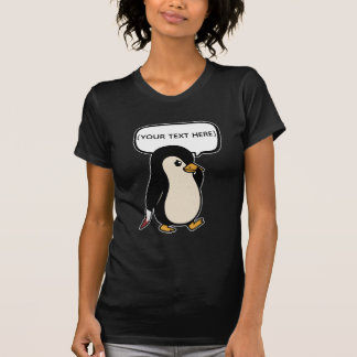 Camiseta Pinguim bonito, mas malicioso