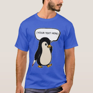 Camiseta Pinguim bonito, mas malicioso