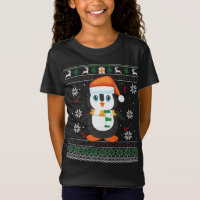 Pinguim Bonito Natal Feio