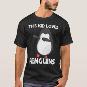 Camiseta Pinguim Bonito Para Crianças Meninos Animal Antárt