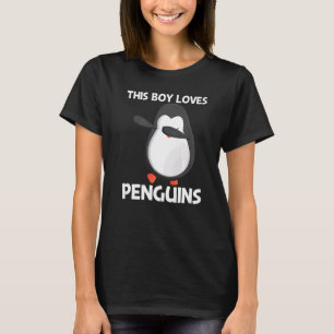 Camiseta Pinguim Bonito Para Meninos Meninos Animal Antárti