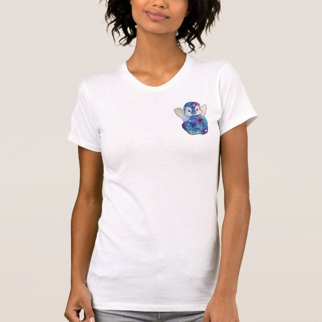 Camiseta Pinguim chamado Botão (Frente)