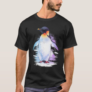 Camiseta Pinguim Colorido Impressão Animal Pinguim