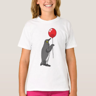 Camiseta Pinguim com balão