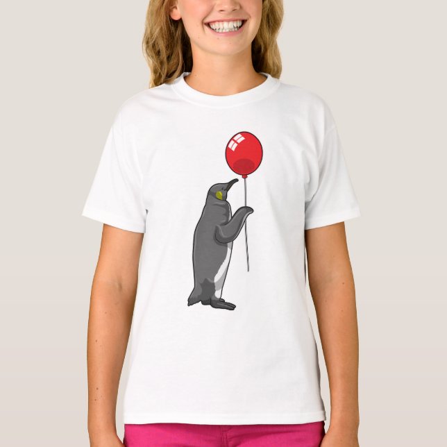 Camiseta Pinguim com balão (Frente)