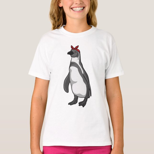 Camiseta Pinguim com Bandana (Frente)