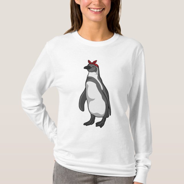 Camiseta Pinguim com Bandana (Frente)