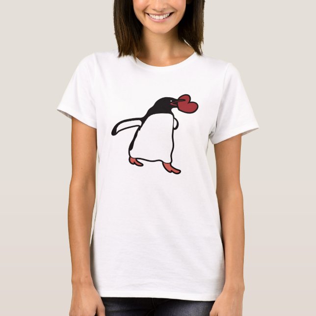 Camiseta Pinguim com coração (Frente)