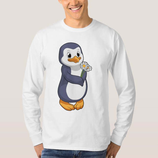 Camiseta Pinguim com Daisy (Frente)