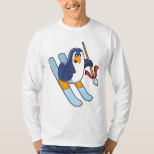Camiseta Pinguim com esqui