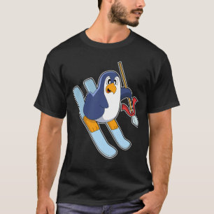Camiseta Pinguim com esqui