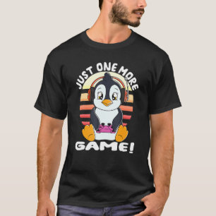Camiseta Pinguim com fone de game Pinguim apenas um