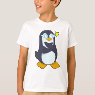 Camiseta Pinguim com óculos de sol