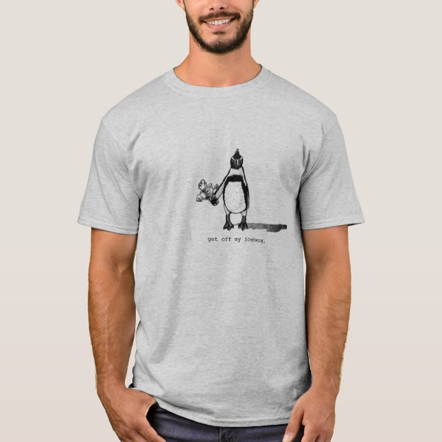 Camiseta Pinguim com Raygun (Frente)