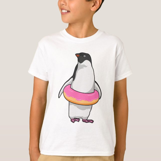 Camiseta Pinguim com Rosquinha (Frente)