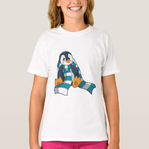 Camiseta Pinguim com Scarf