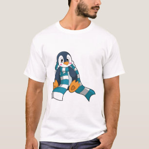 Camiseta Pinguim com Scarf