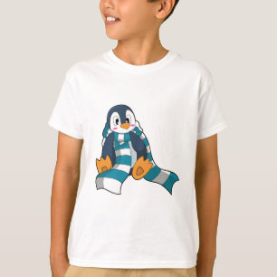 Camiseta Pinguim com Scarf