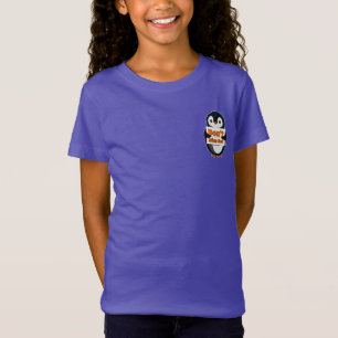 Camiseta Pinguim com Sinal de Não Perca