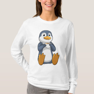 Camiseta Pinguim com Taça do Café