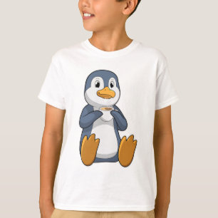 Camiseta Pinguim com Taça do Café