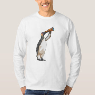 Camiseta Pinguim com telescópio