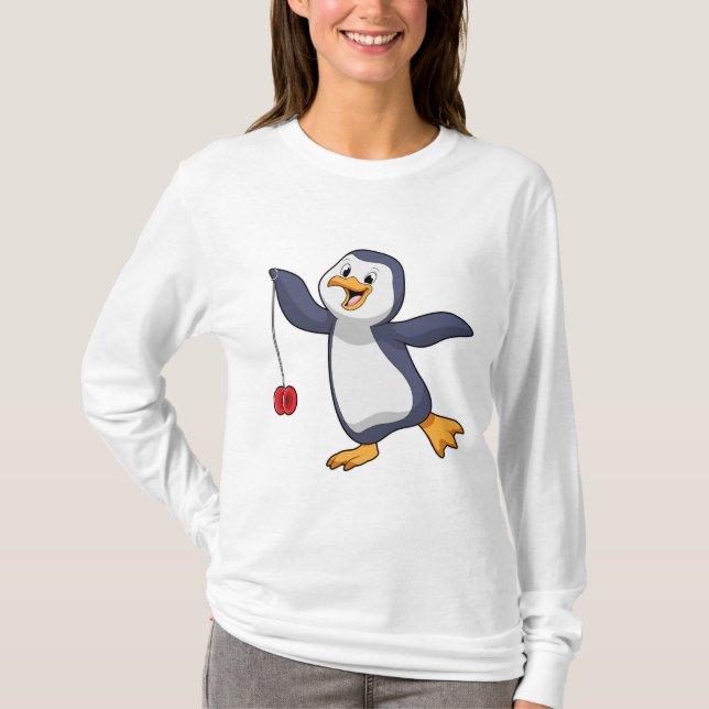 Camiseta Pinguim com Yo-Yo (Frente)