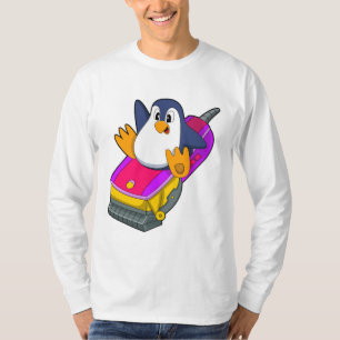 Camiseta Pinguim como cabeleireiro com Razor