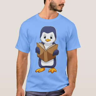 Camiseta Pinguim como Nerd do Livro