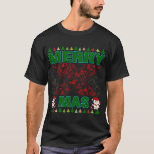 Camiseta Pinguim como Pescador com Peixe
