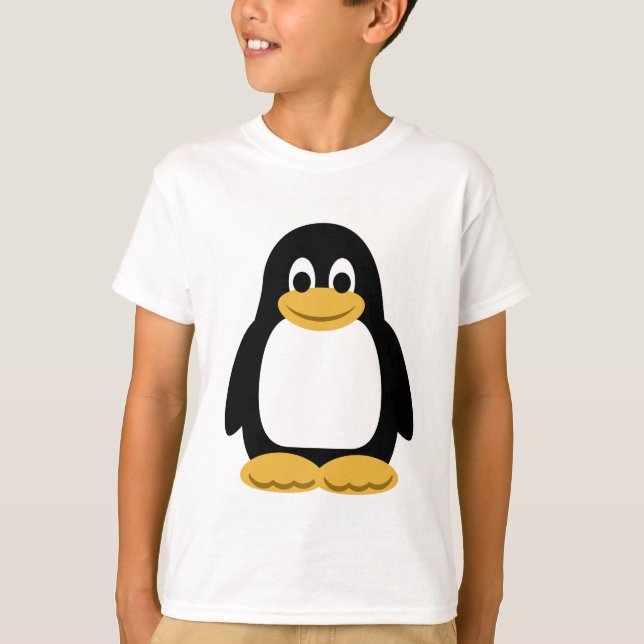 Camiseta pinguim, crianças (Frente)
