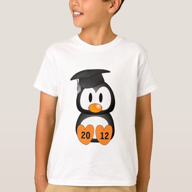 Camiseta Pinguim customizável da graduação (Frente)