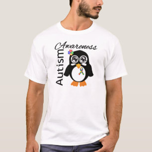 Camiseta Pinguim da consciência do autismo