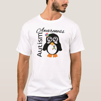 Camiseta Pinguim da consciência do autismo