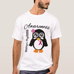 Camiseta Pinguim da consciência do mieloma múltiplo