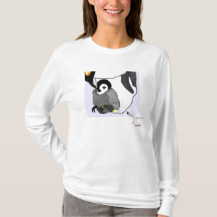 Camiseta Pinguim da mãe & do bebê