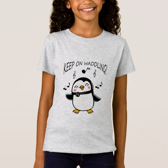 Camiseta Pinguim Dançante (Frente)
