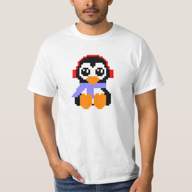 Camiseta Pinguim de 8 bocados (Frente)