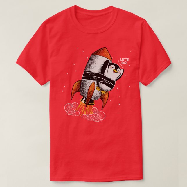 Camiseta Pinguim de alta velocidade passa por Tobe Fonseca (Frente do Design)
