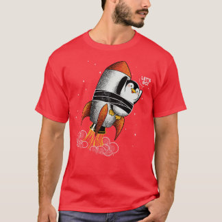 Camiseta Pinguim de alta velocidade passa por Tobe Fonseca