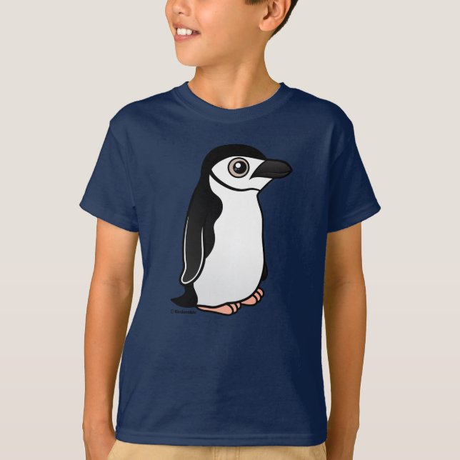 Camiseta Pinguim de Chinstrap (Frente)