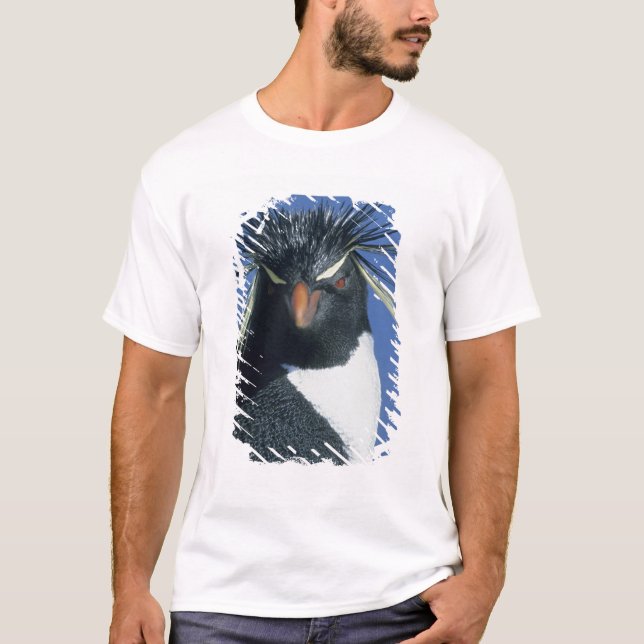 Camiseta Pinguim-de-crista (Eudyptes chrysocome) (Frente)