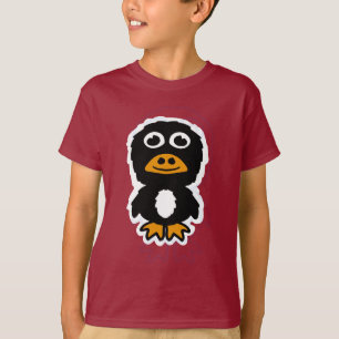 Camiseta Pinguim de Desenho Animado