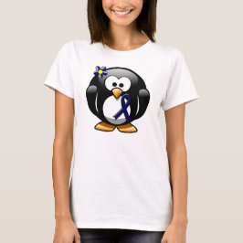 Camiseta Pinguim de fita azul escura