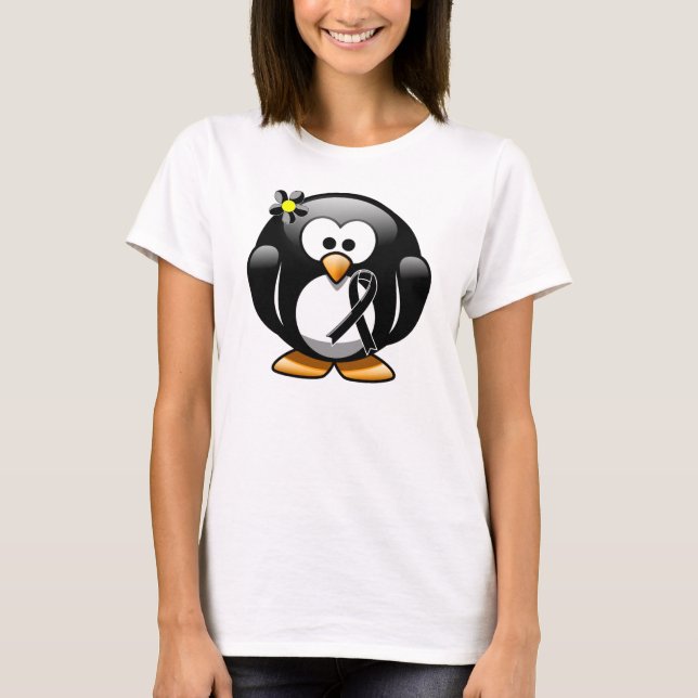 Camiseta Pinguim de fita preto (Frente)