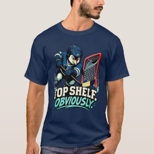 Camiseta Pinguim de Hóquei na Prateleira Superior
