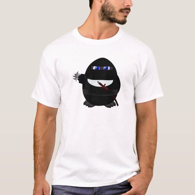 Camiseta Pinguim de Ninja (Frente)