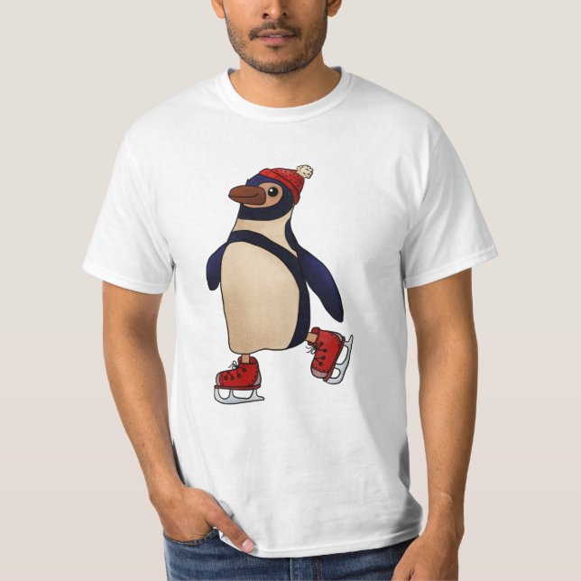 Camiseta Pinguim de patim (Frente)